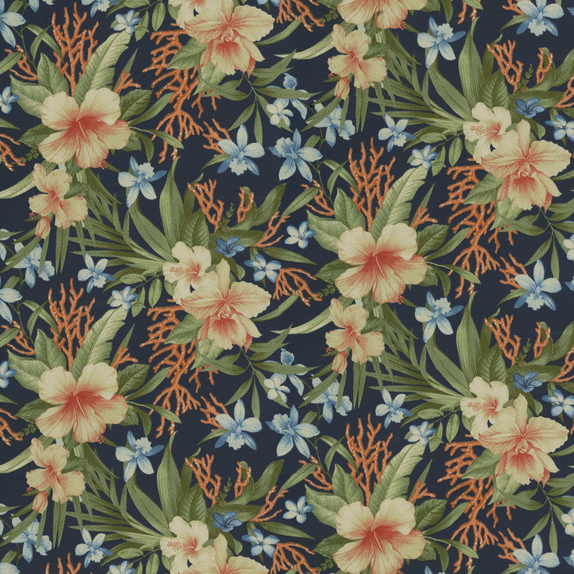 Tommy Bahama Ink Fleur Mar Outdoor Fabric